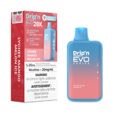 Lychee Mango Melon Ice Dripn EVO 28k Disposable Vape
Enjoy the premium trio of lychee, mango, and melon with a cool twist, delivering a smooth and refreshing pull with every inhale.